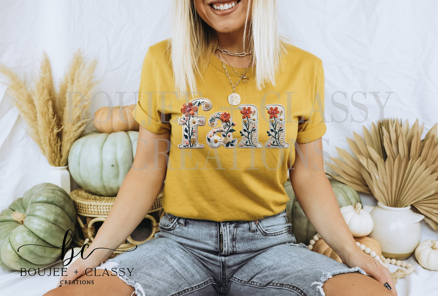 Fall Floral Vibes Tee