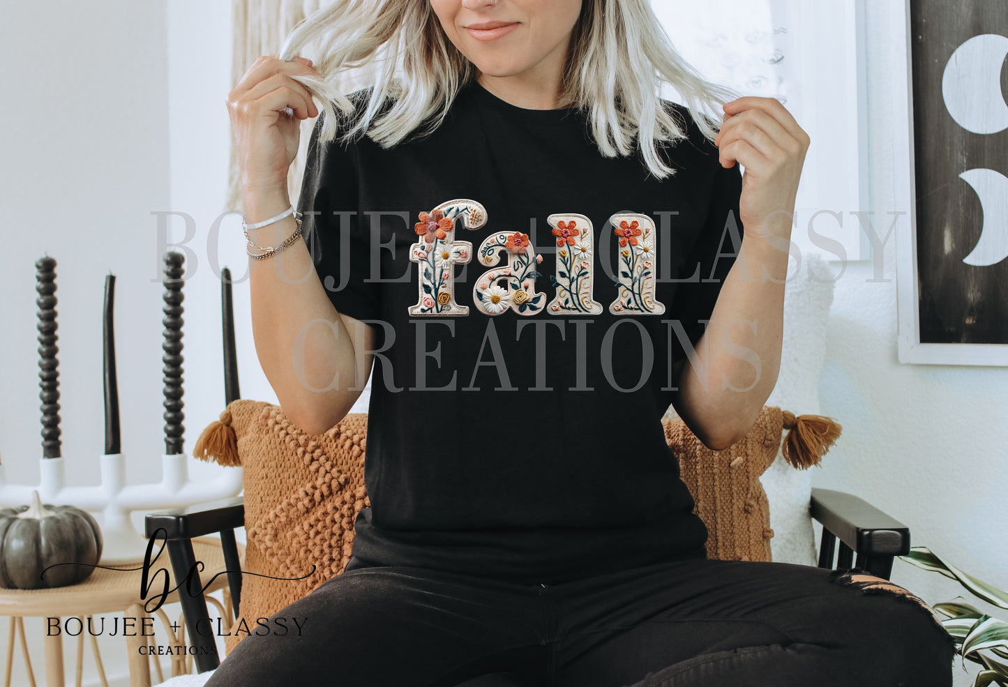Fall Floral Vibes Tee