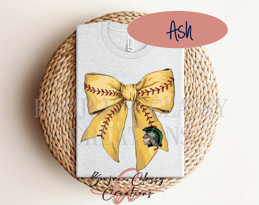 Coquette Softball Bow - Trojans