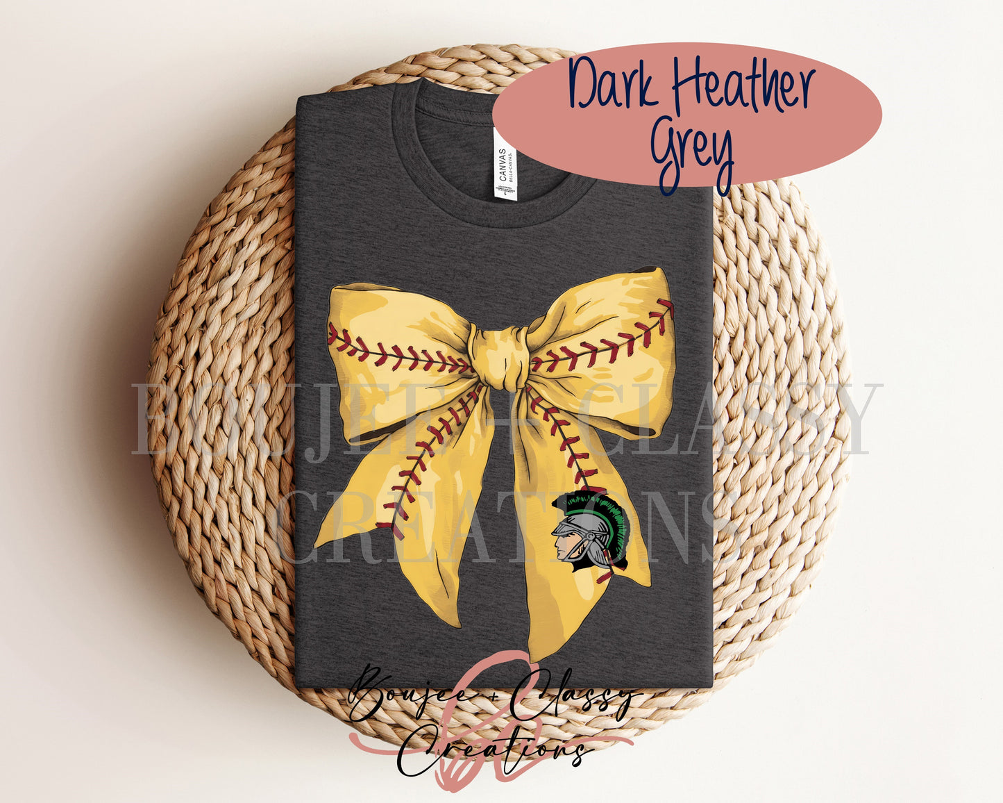 Coquette Softball Bow - Trojans