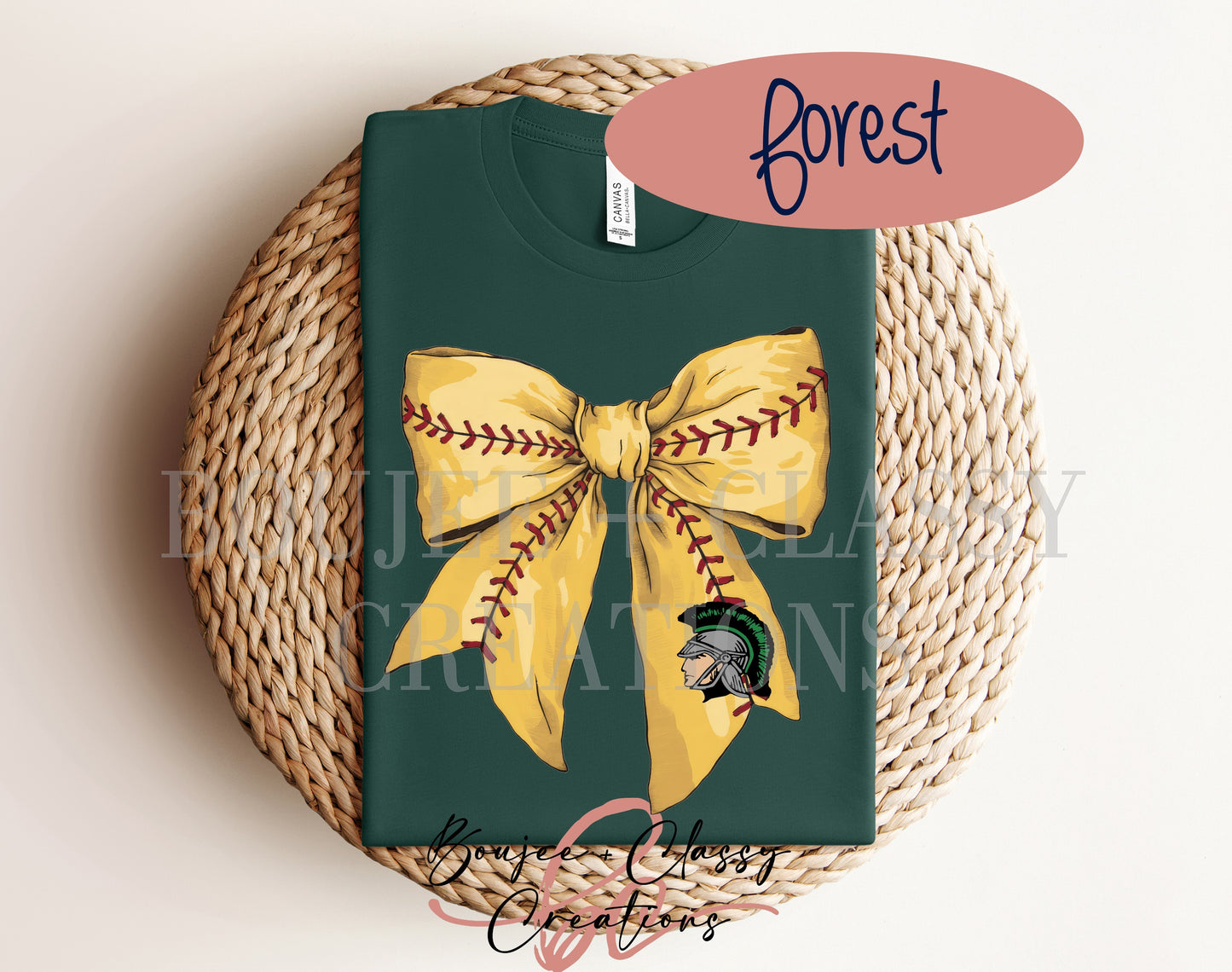 Coquette Softball Bow - Trojans