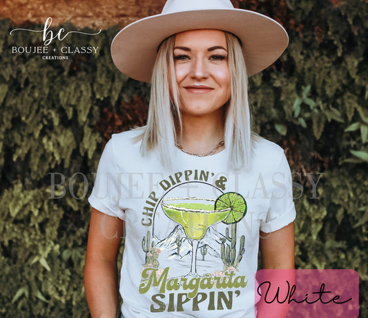 Chip Dippin' Margarita Sippin'