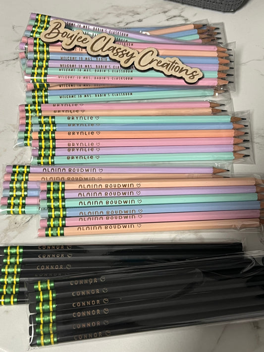 ✏️ Engraved Pencils
