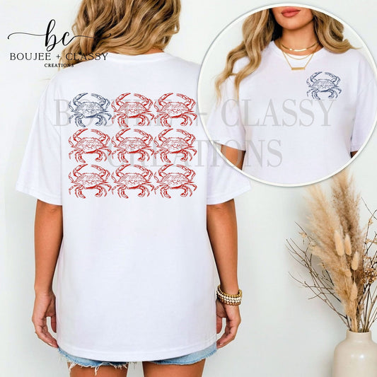 Coastal Crab Graphic Tee