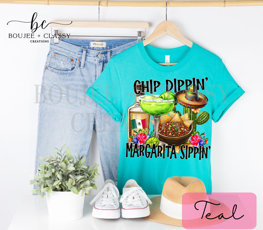 Chip Dippin' Margarita Sippin' Bold